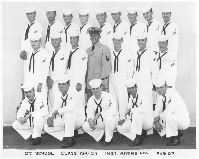 Imperial Beach CT School Advanced Class 19A-57(R)  -  August 1957