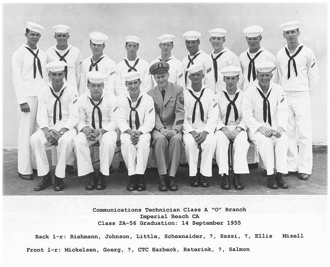 Imperial Beach CT School Adv. Class 02A-56(O) - Sep 1955