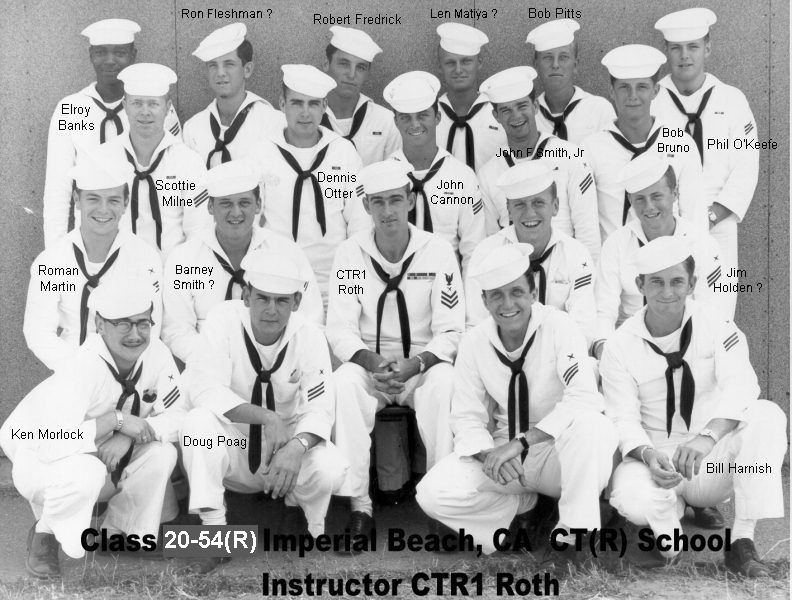 Imperial Beach CT School Class 20-54(R)  -  September 1954