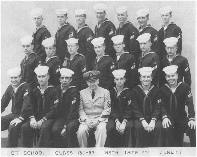 Imperial Beach (IB) Adv. Class 13C-57(R)  June 1957 - Instructor CTC Tate