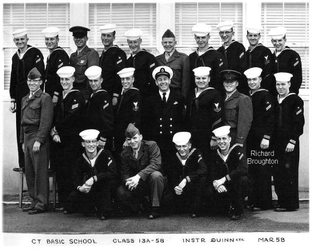 Imperial Beach CT School Basic Class 13A-58(R)  -  March 1958