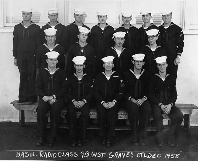 Imperial Beach (IB) Basic Class 9B-56(R) Dec 1955 - Instructor CT1 Graves