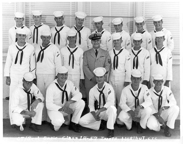 Imperial Beach (IB) Basic Class 1A-58(R)  September 1957 - Instructor CTC Hurlbut