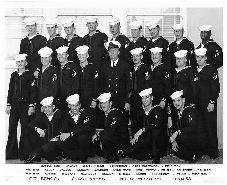 Imperial Beach CT School Advanced Class 4A-58(R) - January 1958