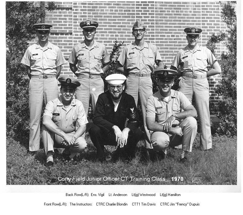 Corry Junior Officer Training CT School Class - Sep thru Nov 1970