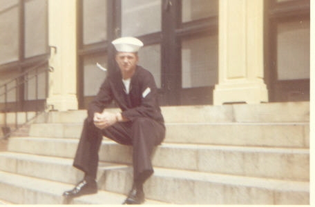 Carlton Cox in front of the 'zoo' - Bldg 502