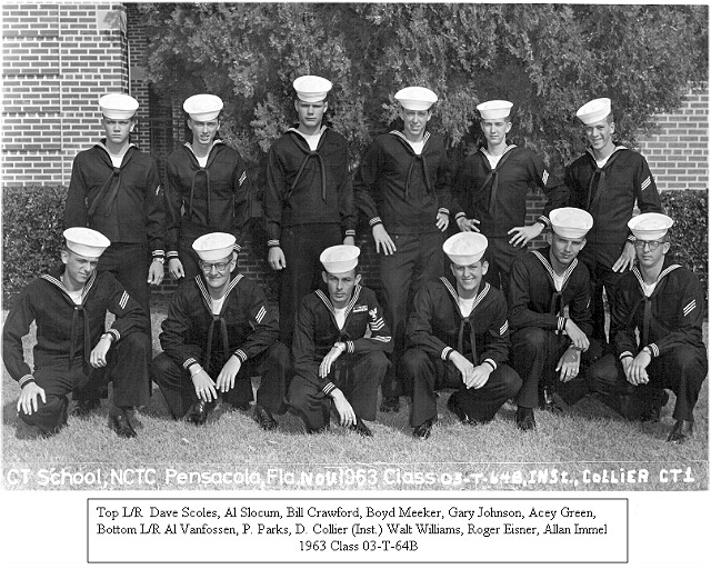 Corry Field Class 03-64(T) Nov 1963 - Instructor: CT1 Collier