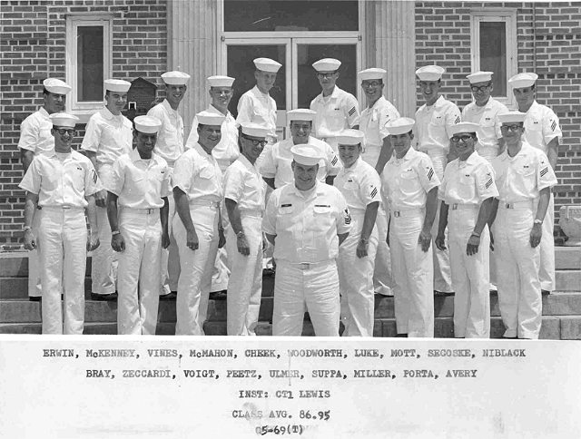 Corry Field Basic Class 05-69(T) .. 1969 - Instructor CT1 Lewis