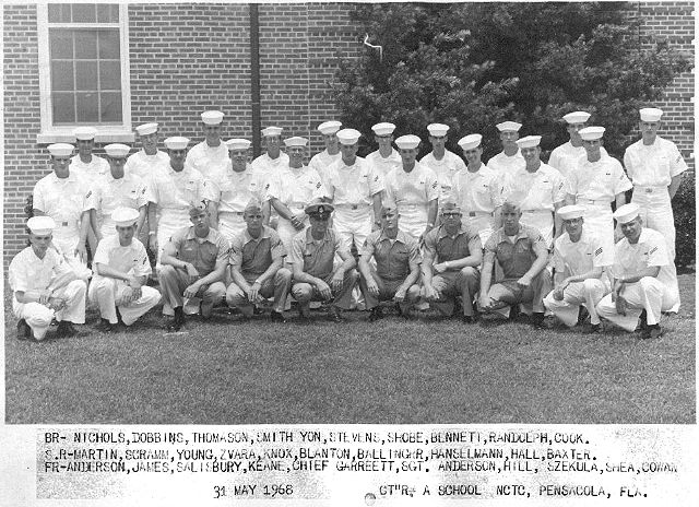 Corry Field Basic Class 07A-68(R) May 1968 - Instructor: CTC Garrett