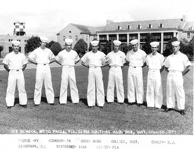 Corry Field CT School Class 10-62(T) August 1962 - Instructor:  CT1 Collier