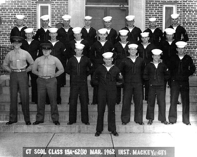 Corry Field CT School Basic Class 15A-62(R) Mar 1962 - Instructor:  CT1 Mackey