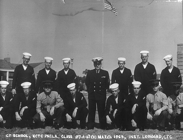 Corry Field CT School Adv. Class 07A-63(R) March 1963 - Instructor:  CTC Leonard