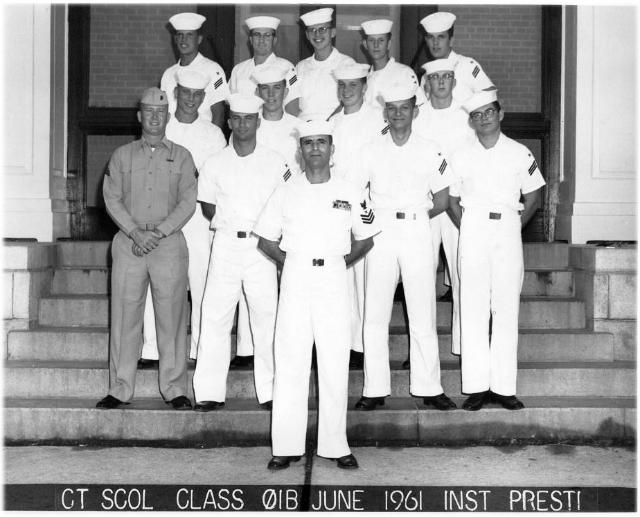 Corry Field CT School Adv. Class 01b-61(R) June 1961 - Instructor:  CT1 Presti