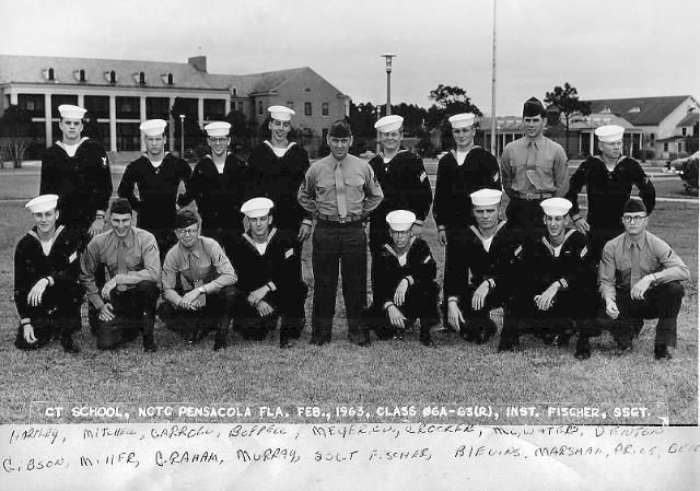 Corry Field CT School Adv. Class 06A-63(R) Feb 1963 - Instructor:  SSGT Fischer (USMC)