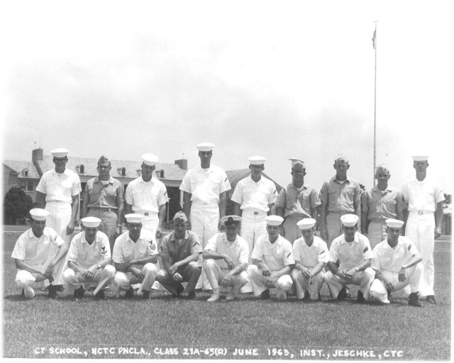 Corry Field CT School Basic Class 21A-63(R) June 1963 - Instructor:  CTC Jeschke