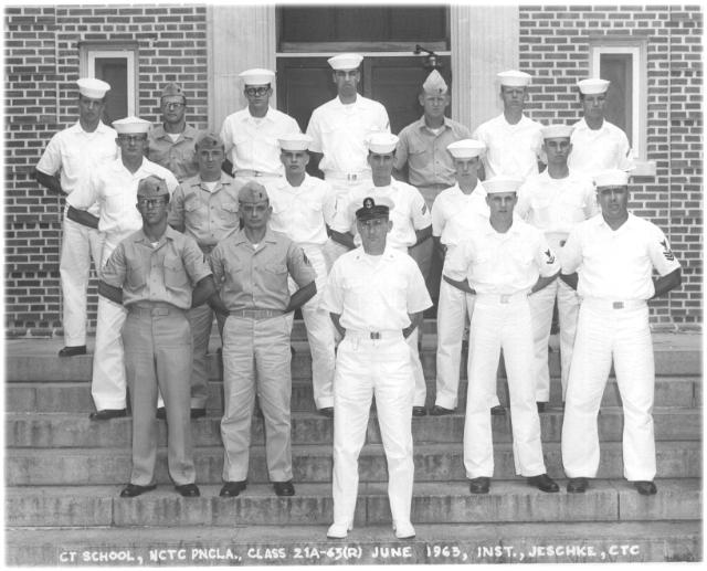 Corry Field CT School Basic Class 21A-63(R) June 1963 - Instructor:  CTC Jeschke