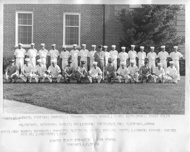 Corry Field CT School Basic Class 09B-67(R) Jul 1967 - Instructor:  CTC Foley