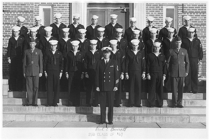 Basic Class 20B-67(R) - late 1967 - Instructor:  CTC Paul E. Garrett