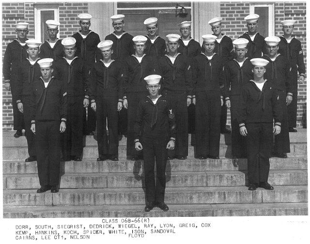 Corry Field CT School Class 06B-66(R) 1966 - Instructor:  CT1 Leonard G. Lee