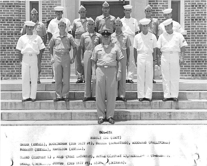 Corry Field CT School Adv. Class 06A-67 (R) -  August 1967 - Instructor:  CTC Bentley