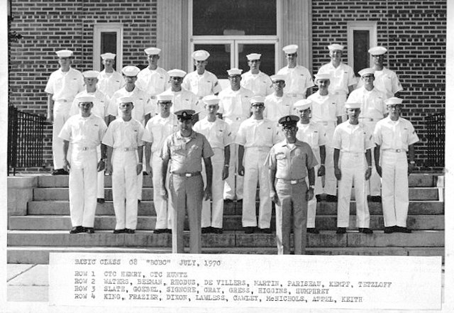 Corry Field CT School Basic Class 08-70 (O) -  July 1970 - Instructors:  CTC Henry/CTC Kuntz