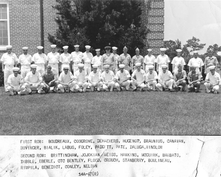 Corry Field CT School Basic Class 14A-67 (R) -  Sep 1967 - Instructor:  CTC Bentley