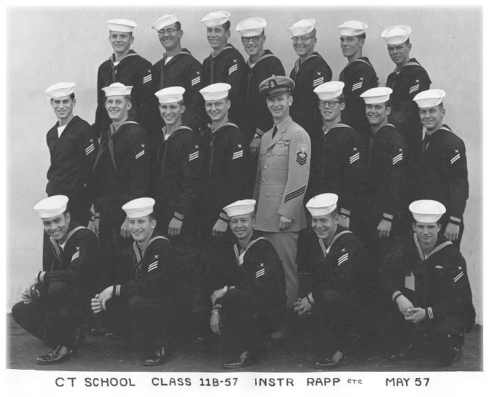 Imperial Beach (IB) Advanced Class 11B-57(R) May 1957 - Instructor CTC Rapp