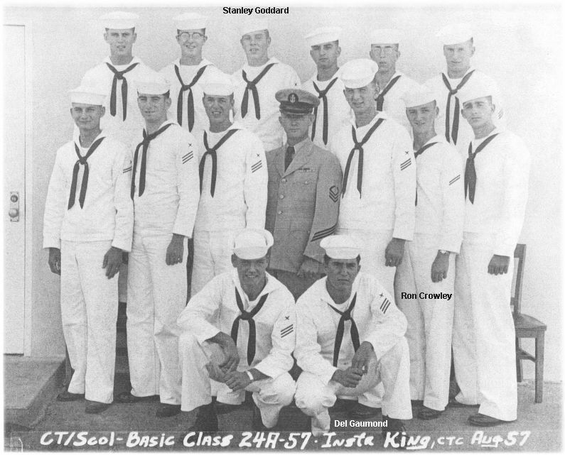 Imperial Beach (IB) Basic Class 24A-57(R) Aug 1957 - Instructor CTC Jack E. King