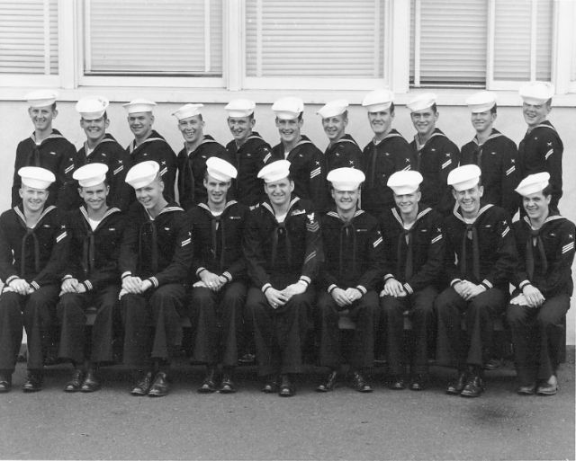 Imperial Beach (IB) Basic Class ?-56(R) Dec 1955 - Instructor: CT1 J. E. Montgomery