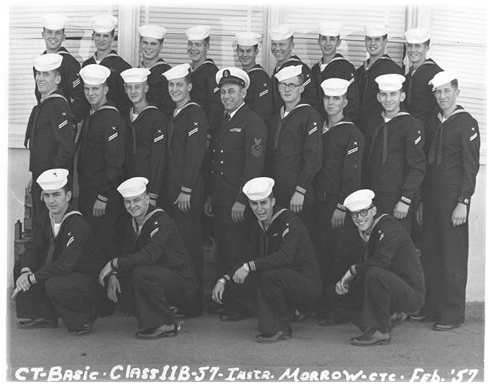 Imperial Beach (IB) Basic Class 11B-57(R) Feb 1957 - Instructor CTC Morrow