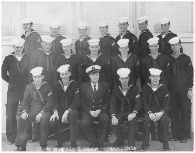 Imperial Beach (IB) Basic Class 15-2-56(R) Mar 1956 - Instructor CTC Hunt