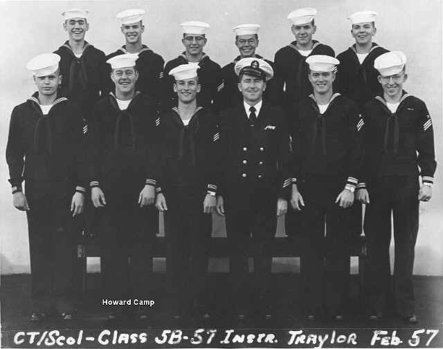 Imperial Beach (IB) Advanced Class 5B-57(R) Feb 1957 - Instructor CTC Traylor