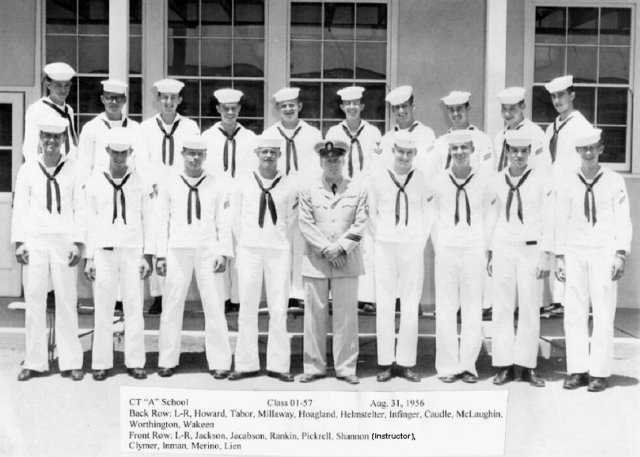 Imperial Beach (IB) Advanced Class 01-57(O) Aug 1956 - Instructor CTC Shannon