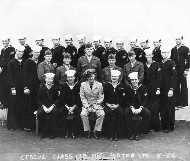 Imperial Beach (IB) Advanced Class 13B-56(R) May 1956 - Instructor CTC Porter