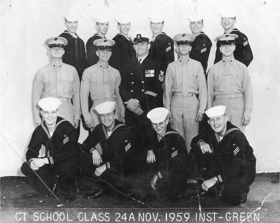 Imperial Beach (IB) Adv. Class 24A-59(R) Nov 1959 - Instructor CTC Green