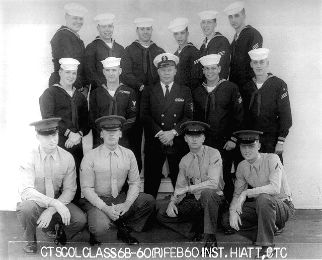 Imperial Beach CT School Adv. Class 6B-60(R) Feb 1960 - Instructor CTC Hiatt
