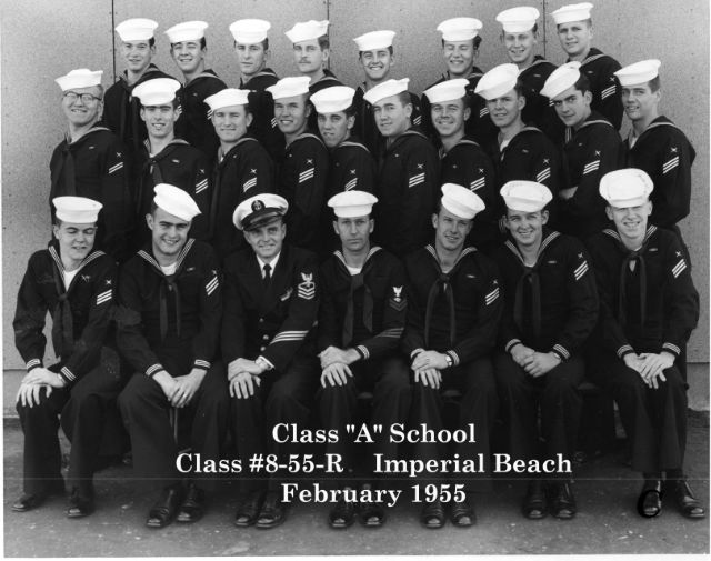 Imperial Beach CT School Advanced Class 8-55(R) Feb 1955 - Instructor: CTC B.F. Summerlin