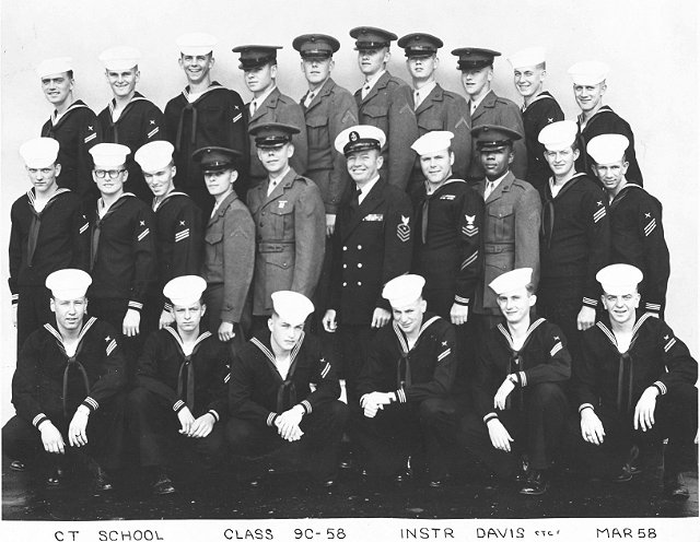 Imperial Beach (IB) Class 9C-58(R) Mar 1958 - Instructor CTC Davis