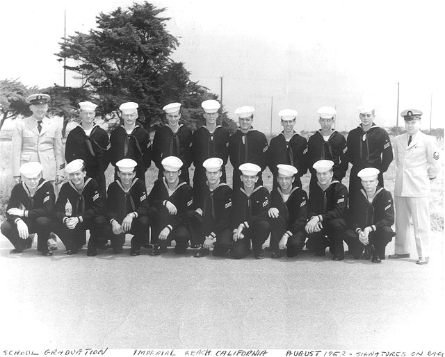 Imperial Beach (IB) Advanced Class ?-53(R) August 1953 - Instructors: CTC Hiatt/CTC Lien