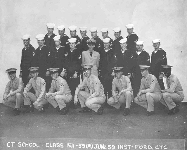 Imperial Beach (IB) Advanced Class 15A-59(R) June 1959 - Instructor CTC Ford