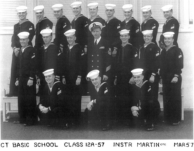 Imperial Beach (IB) Basic Class 12A-57(R) March 1957 - Instructor CTC Martin
