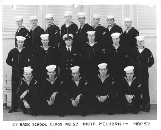 Imperial Beach (IB) Basic Class 14B-57(R) March 1957 - Instructor CTC Melhorn