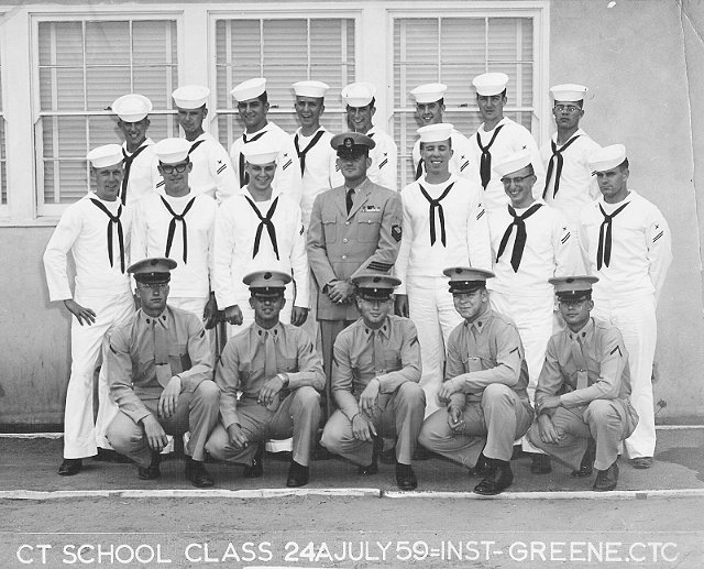 Class 24A-59(R) July 1959 - Instructor CTC Greene