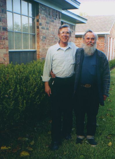 Joe Glockner and his sister March 2001