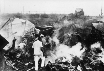 Image from Jay Browne .. Medical Corpman and crew searching through aftermath