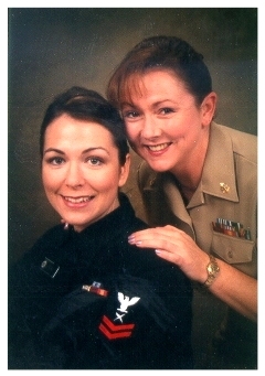 CTO2 Caryn (Shirley) Sparks and CTAC Linda Shirley circa 1997