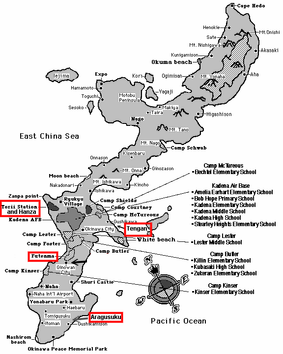 Okinawa Location On World Map - United States Map