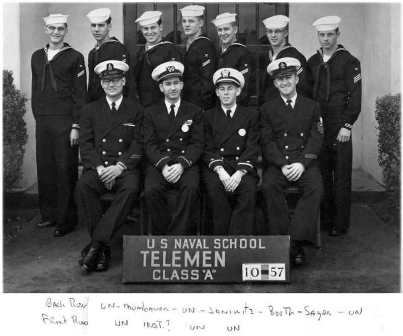 CT School Photos - RTC San Diego Basic CT(O) Class 10-57 .. 1957