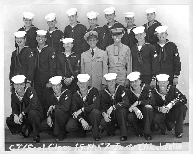 Imperial Beach (IB) Adv. Class 15A-57(R)  June/July 1957 - Instructor CTC Chamberlin