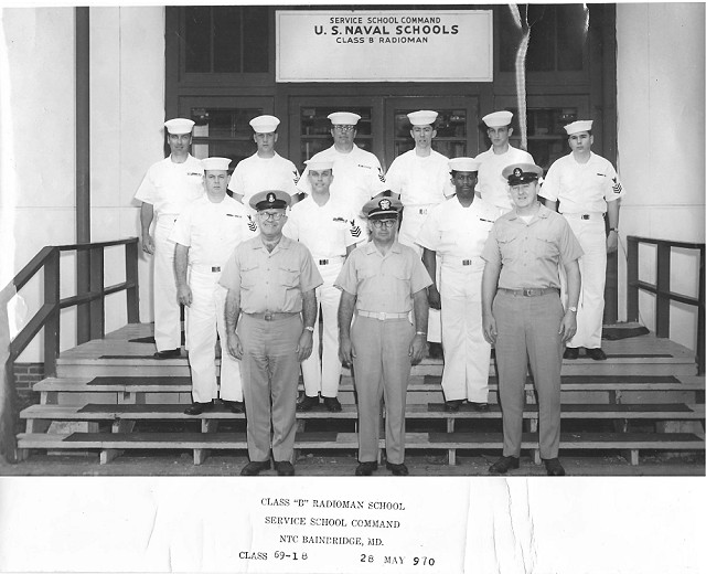 Bainbridge, MD. RM 'B' School Class 69-18 .. May 1970